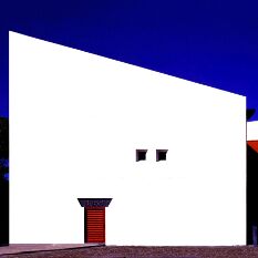 strong pure forms with sharp detailing lend this public building authority