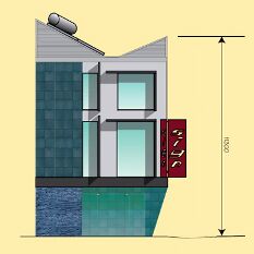 a boutique office building in an inner urban mixed zoning medium density precinct