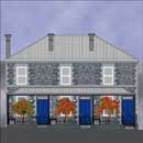 Grey and Blue Square